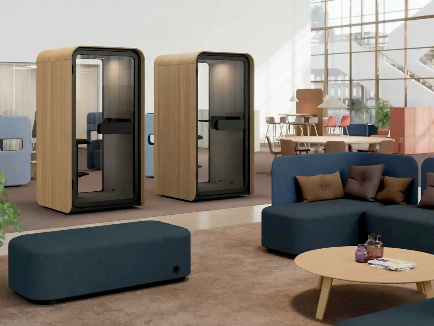 Akustik Telefon Görüşme Kabini