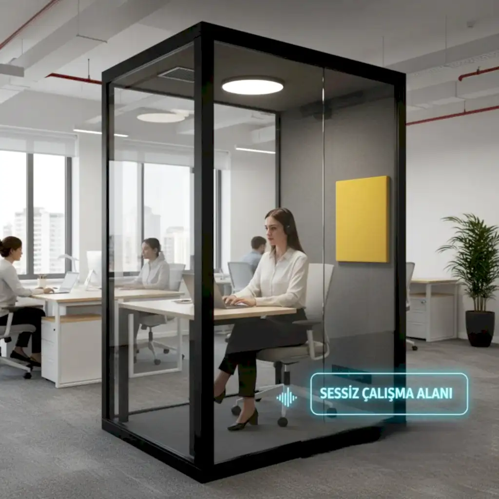 Küçük Ofisler İçin Kompakt Akustik Kabin Alternatifleri