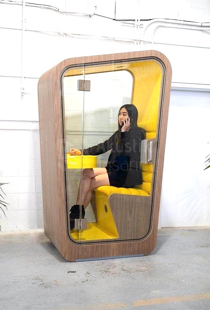 İletişim Kabini-Ses Yalıtımlı Telefon Kabini