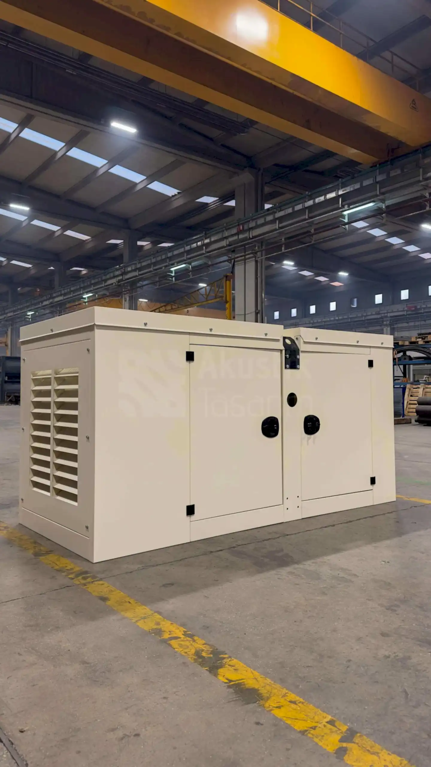 Jeneratör ses izolasyon kabini