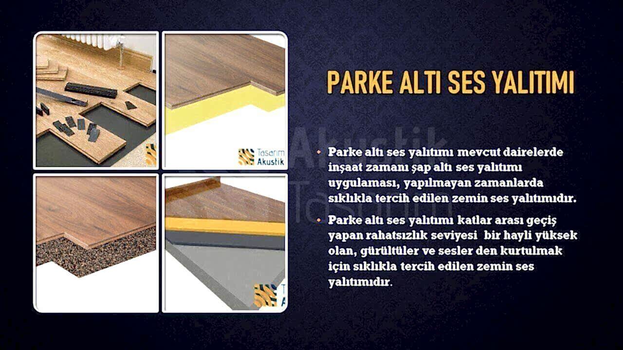 Parke Altı Ses Yalıtımı