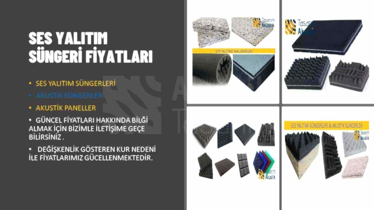 Ses Yalıtım Süngeri Fiyatları