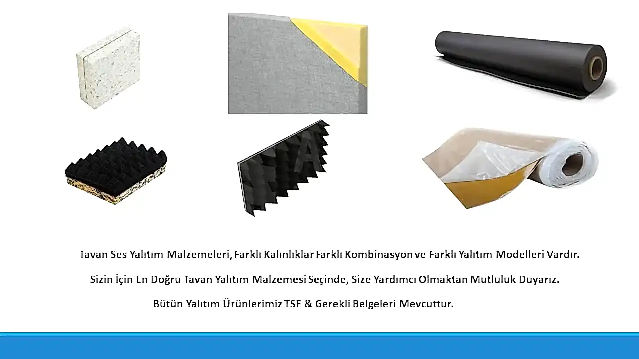 TAVAN SES YALITIM MALZEMELERİ 