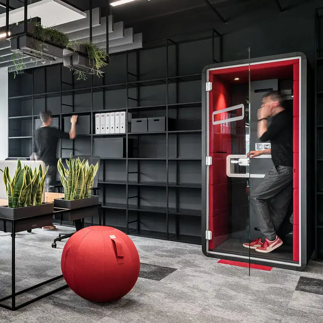 Akustik Telefon Görüşme Kabini